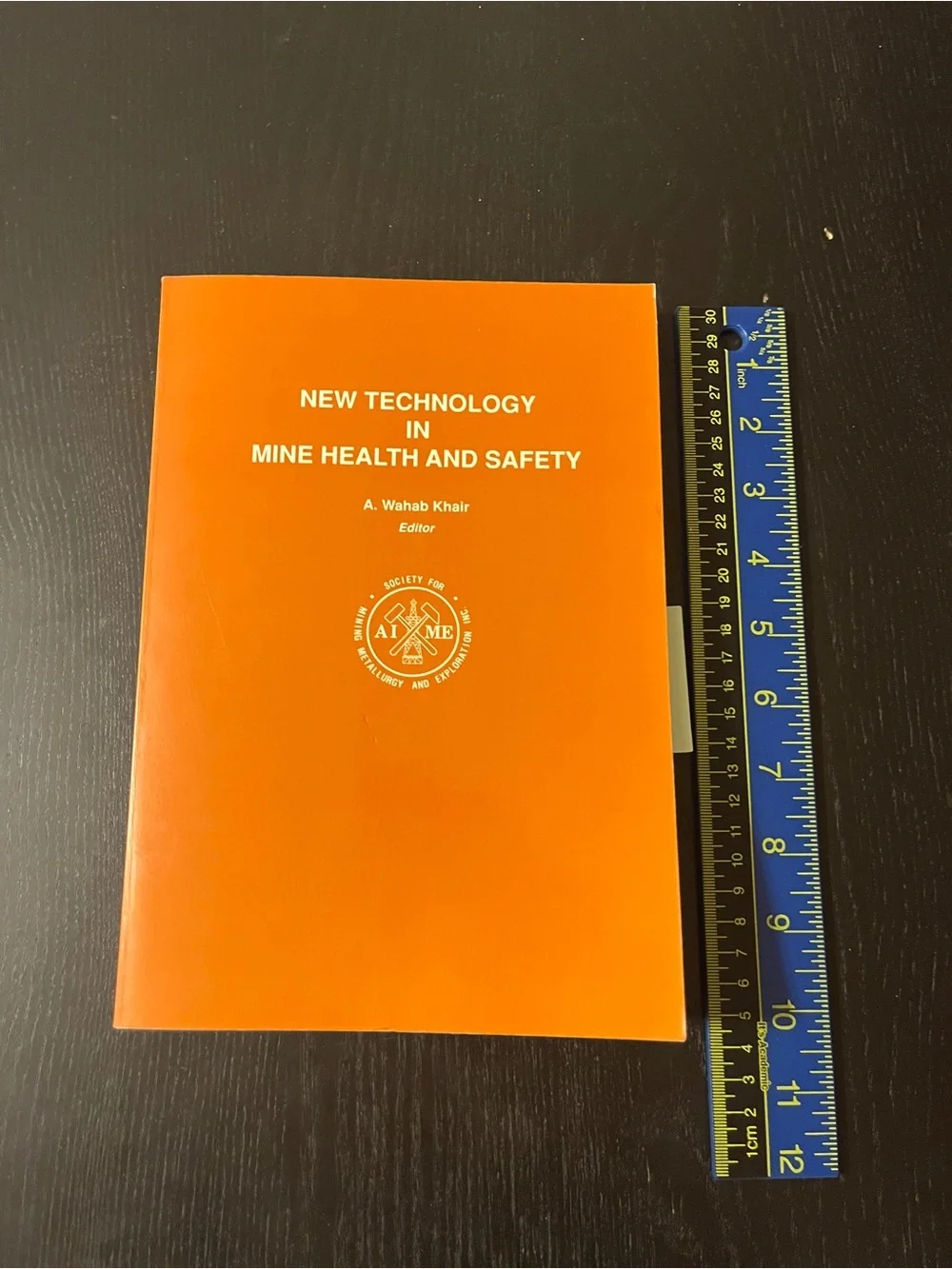 New Technology In Mine Health And Safety A. Wahab Khair SME Book ISBN 0873351088
